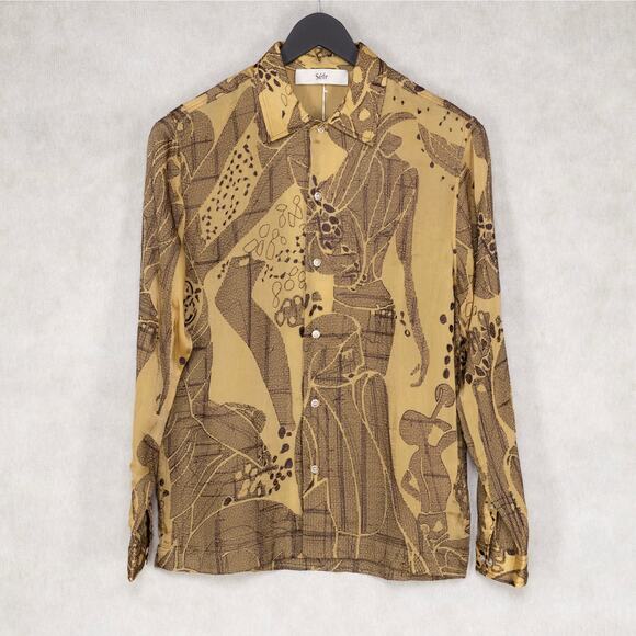 Sefr Other - Sefr Men Sense Ommi Embroidery Shirt Omid Embroid Size L (Pre-owned)